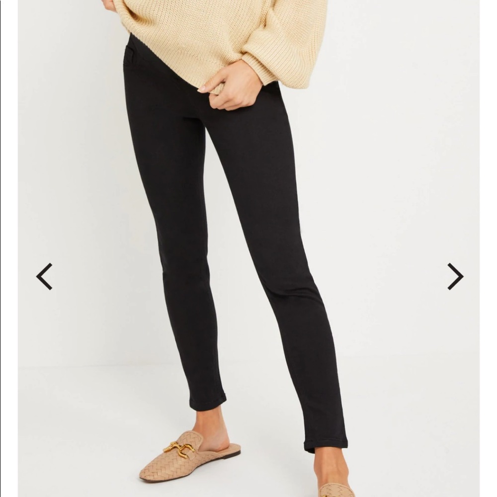 Maternity Skinny ankle Jeans jeggings‎ black motherhood